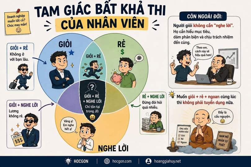 TAM GIÁC BẤT KHẢ THI CỦA NHÂN VIÊN