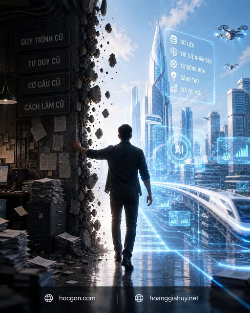 AI TRANSFORMATION: KHI CÔNG NGHỆ BUỘC CHÚNG TA PHẢI THIẾT KẾ LẠI CÁCH CON NGƯỜI LÀM VIỆC
